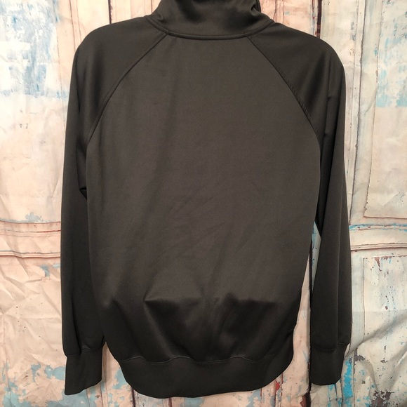 Nike The Athletic Dept Sz Large Track Warm-up Jacket Gray Red Striped Full Zip - Picture 2 of 4